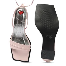 Try Me Women Block Lace-Ups Sandals image 4