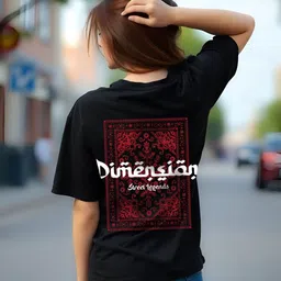 TOGS & TERRE Women Graphic Printed Round Neck Cotton Oversized T-shirt-picture-20