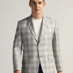TAHVO Checked Tailored Fit Tweed Blazer-picture-44