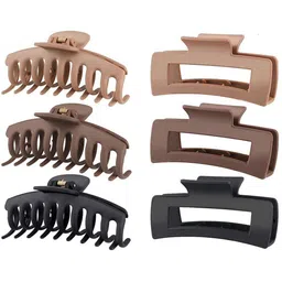 DailyObjects Women Set of 6 Claw Rectangular and Other Shape Hair Clutchers-picture-24