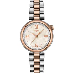 TISSOT Women Mother of Pearl Dial & Stainless Steel Bracelet Style Straps Analogue Watch T1520102211800-image-27
