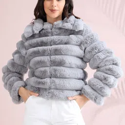 ALLWIN PAUL Women Lightweight Fur Jacket-picture-28