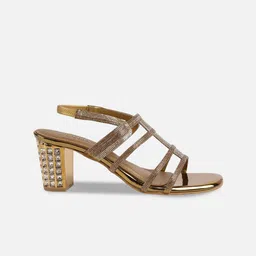 Mochi Women Ethnic Embellished Open Toe Flats with Bows image 4