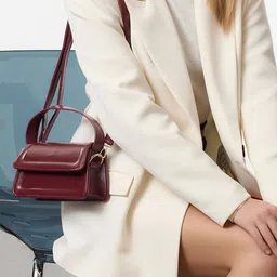 Trendyol Women Solid Crossbody Sling Bag-image-47