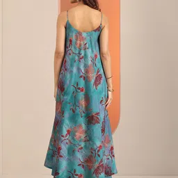 Libas Women Floral Printed A-Line Kurta Set image 5