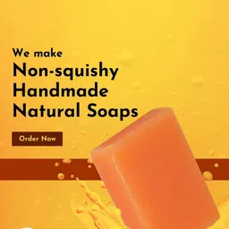NATURE LEAGUE Set Of 3 Turmeric & Sandalwood Deep Cleansing Soap-100g Each image 5