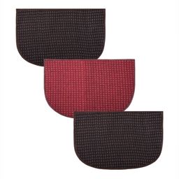 Aura Brown & Maroon 2 Pieces Woolen Anti-Skid Doormats-picture-30