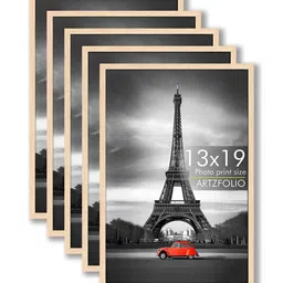 ArtzFolio Camel Brown 5 to 7 Pieces Wood Wall Photo Frames-image-50