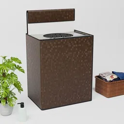 HOMESTIC Brown Checked Durable Top Load Fully Automatic Washing Machine Cover-picture-11