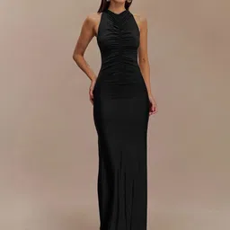 StyleCast Round Neck Maxi Dress-image-59