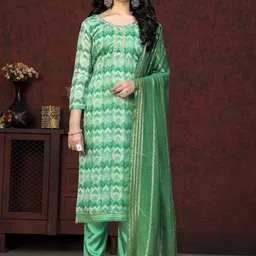 Maroosh Floral Embellished Unstitched Dress Material-image-24