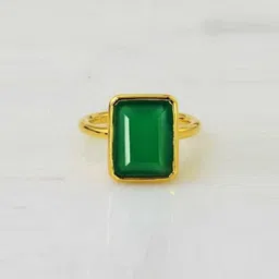 GenZcomplex Gold-Plated Brass Finger Ring-picture-14