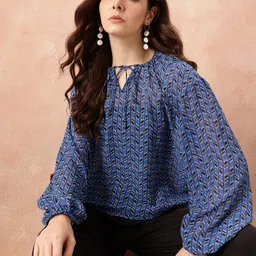 all about you Semi Sheer Tie-Ups Top-picture-18