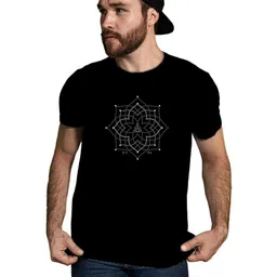 Tantra Men Floral Printed Round Neck Cotton T-shirt-picture-22
