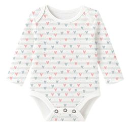 Moms Home Organic Cotton Unisex Full sleeves Onesie For New Born Baby Bodysuit-picture-12