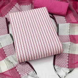 SHADOW & SAINING Unstitched Dress Material image 2