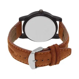 Miss Perfect Unisex Patterned Dial & Leather Straps Analogue Watch D276 image 3
