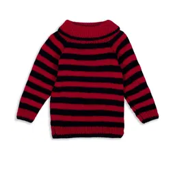 Shinu Fab Unisex Kids Striped Woollen Sweater Vest-picture-20