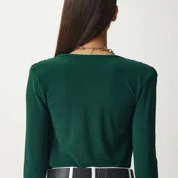 Lounge Dreams V-Neck Long Sleeves Casual Bodysuit image 4