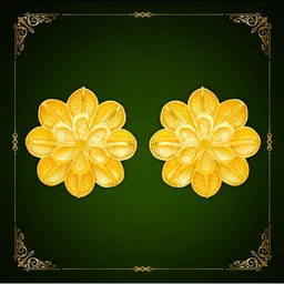 Luv Fashion Circular Studs Earrings-image-62