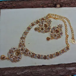 Anouk Gold Plated Stone Studded Jewellery Set-picture-15