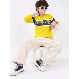 Monte Carlo Boys Printed Round Neck Pullover Sweaters image 5