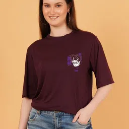 LECOWAR Women Pack of 2 Graphic Printed T-shirt-picture-10