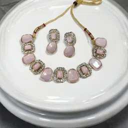 Women Click Stone-Studded Jewellery Set-picture-26