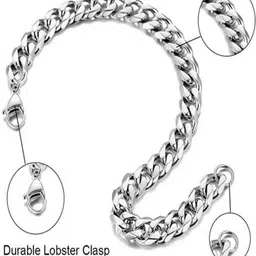 Anvika Unisex Silver Necklace and Chains image 2