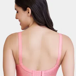 Trylo Women Floral Self Design Full Coverage Cotton Everyday Bra image 4