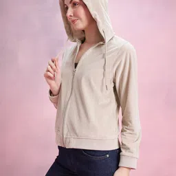 DressBerry Hooded Corduroy Tailored Jacket image 4