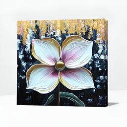 OLIVE TREE White & Pink Canvas Floral and Botanical Wall Paintings-picture-36