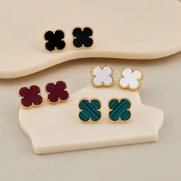 GC PREMIUM JEWELLERY Geometric Studs Earrings image 4