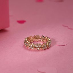 Mia by Tanishq Women 14KT Love Luck Diamond Ring-picture-22