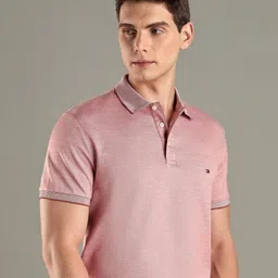 Tommy Hilfiger Polo Collar Pure Cotton T-Shirt image 3