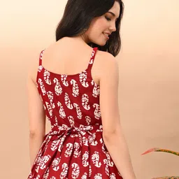 Metronaut Floral Print Cotton Top image 5