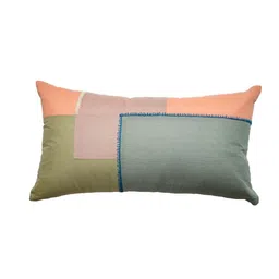 ZEBA Pink Abstract Linen Square Cushion Covers-image-52