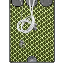 The Furnishing Tree Front Load Washing Machine Cover Check Military Compatible for 6 Kg Diva Aqua B image 3