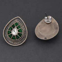 JAYPORE Contemporary Stone Studded Studs image 3