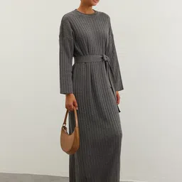 Trendyol Women Solid Maxi Dress-picture-25