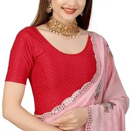 priyanka traders Round Neck Women Blouse image 5