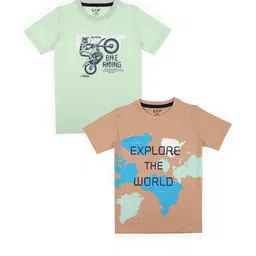 J&JP Boys 2 Printed Applique T-shirt-image-63