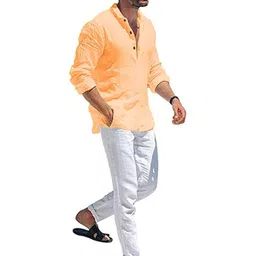 M'COT Men Flared Sleeves Thread Work Kurta-picture-32