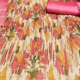 LeeliPeeri Designer Embroidered Unstitched Dress Material image 3