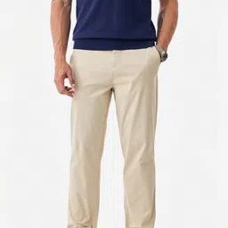 Snitch Men Slim Fit Chinos Trousers-picture-29