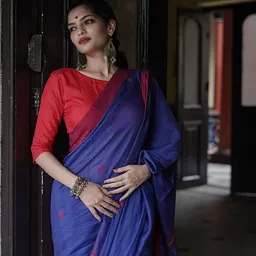 BerMondsey Woven Design Banarasi Saree image 4