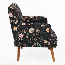 Chumbak Jodhpur Love Seat Bohemian Palampore Black Printed Two Seater Inflatable Sofa image 3