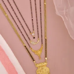 Bhanu diam Women Gold Mangalsutra-picture-26
