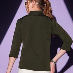 GOLDSTROMS Women V-Neck T-shirt image 2