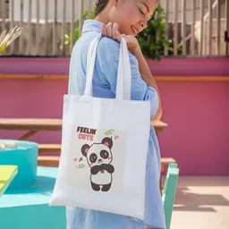 scrunstore Women White Tote image 3